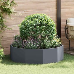Jardinière Anthracite 120 X 120 X 35 Cm Acier Vidaxl