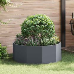 Jardinière Anthracite 90 X 90 X 35 Cm Acier Vidaxl