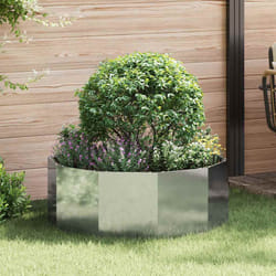 Jardinière Argent 90 X 90 X 35 Cm Acier Galvanisé Vidaxl