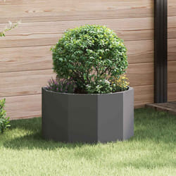 Jardinière Noir 60 X 60 X 35 Cm Acier Vidaxl