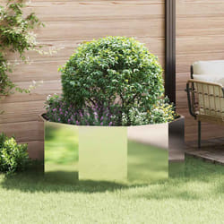 Jardinière Argent 120 X 120 X 50 Cm Acier Inoxydable Vidaxl