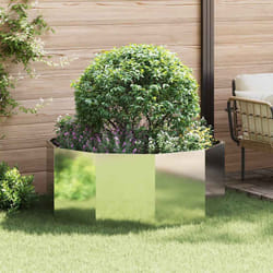 Jardinière Argent 120 X 120 X 50 Cm Acier Galvanisé Vidaxl