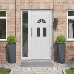 Jardinière 2 Pcs Anthracite 30 X 30 X 75 Cm Acier Vidaxl