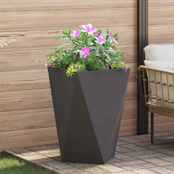 Jardinière Noir 50 X 50 X 75 Cm Acier Vidaxl