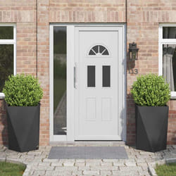 Jardinière 2 Pcs Noir 50 X 50 X 75 Cm Acier Vidaxl