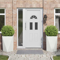 Jardinière 2 Pcs Blanc 50 X 50 X 75 Cm Acier Vidaxl