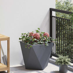Jardinière Anthracite 40 X 40 X 40 Cm Acier Vidaxl