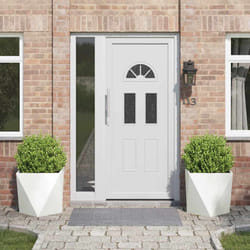 Jardinière 2 Pcs Blanc 50 X 50 X 50 Cm Acier Vidaxl