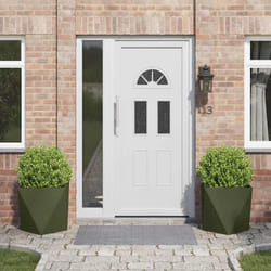 Jardinière 2 Pcs Vert Olive 50 X 50 X 50 Cm Acier Vidaxl