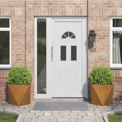 Jardinière 2 Pcs Rouillé 50 X 50 X 50 Cm Vidaxl