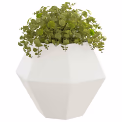 Vidaxl Jardinière 2 Pcs Blanc 100 X 100 X 80 Cm Acier - Vue supplémentaire 3