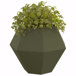 Vidaxl Jardinière Vert Olive 100 X 100 X 80 Cm Acier - Vue supplémentaire 3