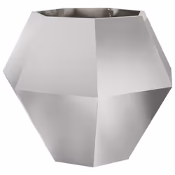 Vidaxl Jardinière Argent 100 X 100 X 80 Cm Acier Inoxydable - Vue supplémentaire 2