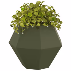 Vidaxl Jardinière 2 Pcs Vert Olive 75 X 75 X 60 Cm Acier - Vue supplémentaire 3