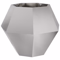 Vidaxl Jardinière Argent 75 X 75 X 60 Cm Acier Inoxydable - Vue supplémentaire 2