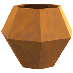 Vidaxl Jardinière 2 Pcs Rouillé 75 X 75 X 60 Cm - Vue supplémentaire 3