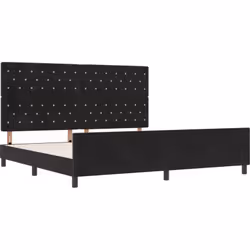 Ce cadre de lit en velours stylé est parfait pour donner du peps à ta chambre, alliant confort et esthétique. Son design mode ...