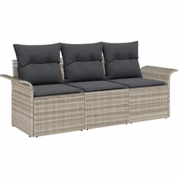 Ce set de canapé d'extérieur mixe style moderne et pratique, parfait pour se détendre. Avec son design modulaire, tu peux le  ...