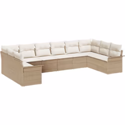 Ce set de canapés de jardin modulaires vidaXL te donne plein d'options pour l'intérieur et l'extérieur. Avec son design moder ...