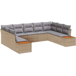 Vidaxl - Ensemble De Canapé De Jardin 5 Pcs Beige Et Gris Clair