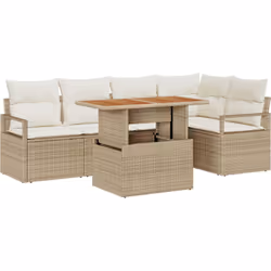 Cet ensemble de canapé de jardin, avec ses bits modulaires, allie robustesse et confort. C'est génial pour des rassemblements ...