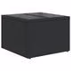 vidaXL Ensemble de Canapé de Jardin 8 Pièces avec Coussins Rattan Noir