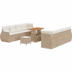 Ce canapé de jardin 4 places vidaXL est le mélange parfait de style et de praticité pour ton extérieur. Chic, avec du rattan ...