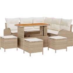 Cet ensemble de canapé de jardin, parfait pour le luxe extérieur, peut accueillir jusqu'à cinq personnes confortablement. Ave ...