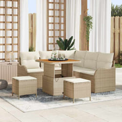 Vidaxl - Ensemble De Canapé De Jardin 8 Pcs Beige, Crème 80 X 80 X 71 Cm
