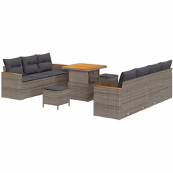 Regarde ce canapé de jardin moderne ! C'est l'incarnation du chic dehors, alliant parfaitement style et praticité. Idéal pour ...