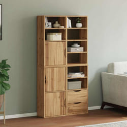Armoires latérales 4 pcs odda 40x24x79 cm bois massif pin - Vidaxl