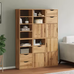 Apportez un charme classique à votre pièce avec ces armoires latérales en bois ! Matériau robuste et stable : le bois de pin  ...