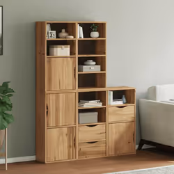 Apportez un charme classique à votre pièce avec ces armoires latérales en bois ! Matériau robuste et stable : le bois de pin  ...