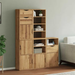 Armoires latérales 5 pcs odda 40x24x79 cm bois massif pin - Vidaxl