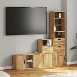 Vidaxl - Meubles tv 4 pcs avec rangement odda bois de pin massif