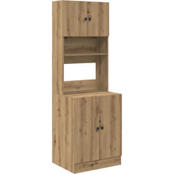 Armoire de cuisine en chêne artisan 60 x 50 x 180 cm, en bois reconstitué. Vidaxl