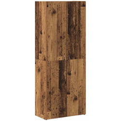 Highboard En Vieux Bois 60 X 32 X 153 Cm - Fabriqué En Bois D'Ingénierie. Vidaxl