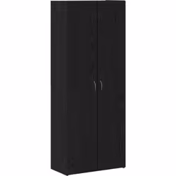 Le cabinet de filing en chêne noir de vidaXL combine style moderne et praticité, un incontournable pour n'importe quel bureau ...