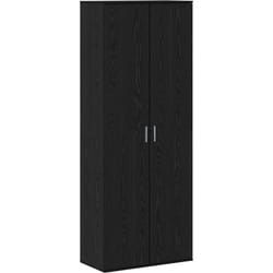 Vidaxl - Armoire haute Chêne noir 70x35x180 cm Bois d'ingénierie