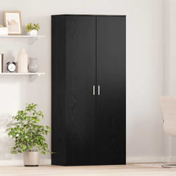 Vidaxl - Haut De Mobilier Chêne Noir 80 X 39 X 178 Cm Bois D'Ingénierie