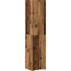 Highboard en vieux bois 40x42.5x185 cm en bois reconstitué vidaXL