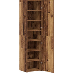 Vidaxl - Meuble Haut Bois Ancien 45x42.5x185 cm Bois d'ingénierie