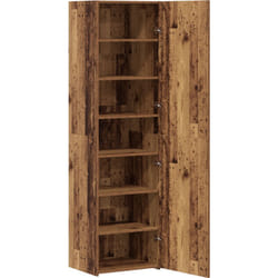 Vidaxl - Buffet Vieilli 50x42.5x185 cm Bois d'Ingénierie