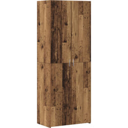 Highboard vieux bois 70x42.5x185 cm bois d'ingénierie vidaXL