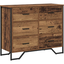 Commode Bois Ancien 91x35.5x74.5 cm Bois d'ingénierie Vidaxl