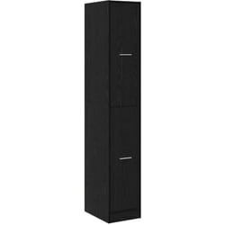 Cabinet de Pharmacie Chêne noir 30 x 41 x 174.5 cm Vidaxl