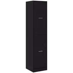Cabinet de Pharmacie Chêne noir 40 x 41 x 174.5 cm Vidaxl