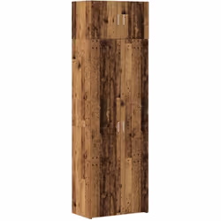 Cette table buffet en bois massif rustique est un super ajout à ta salle à manger ou ta cuisine, mettant en avant une beauté ...