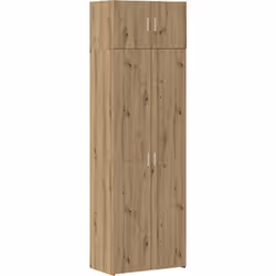 Découvre le cabinet de rangement vidaXL en chêne artisanal, parfait pour tes besoins de rangement avec un super look dans ton ...