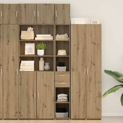 Cabinet De Rangement Slim Chêne Artisanal 30 X 42.5 X 225 Cm Vidaxl